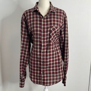 REI button up blouse.  Size Medium. Soft and breathable Lyocell and cotton mix.